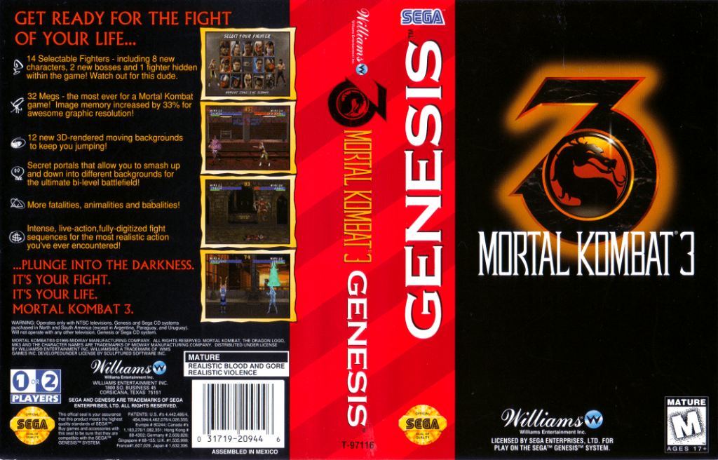 Mortal Kombat 3 USA